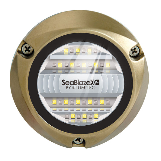 Luz subacuática LED Lumitec SeaBlazeX2 - Color dual - Blanco/Azul [101516]