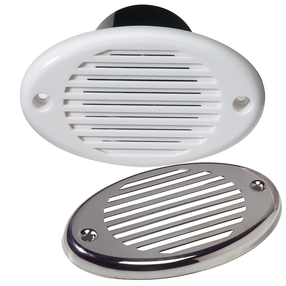 Innovative Lighting Marine Hidden Horn - Blanco con revestimiento de acero inoxidable [540-0101-7]