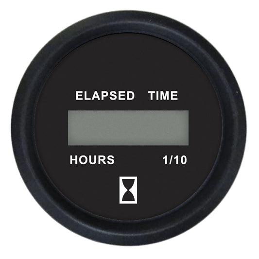 Medidor de horas digital Faria Euro negro de 2" [12835]