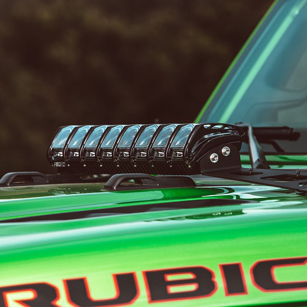 RIGID Industries 2018 Jeep Wrangler JL Adapt Soporte de capó f/20" Adapt barra de luces [41665]