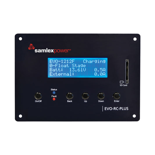 Control remoto programable Samlex para inversor/cargador serie Evolution F - Opcional [EVO-RC-PLUS]