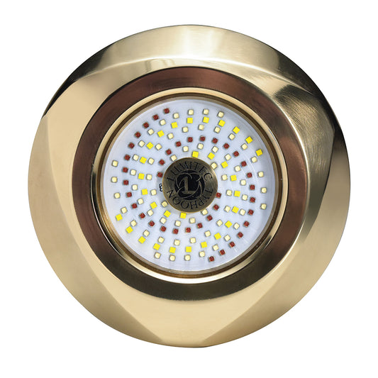 Lumitec SeaBlaze Typhoon Luz LED pasante de bronce subacuática - Espectro RGBW [101449]