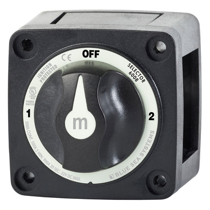 Blue Sea 6008200 m-Series Selector 3 Position Battery Switch - Black [6008200]