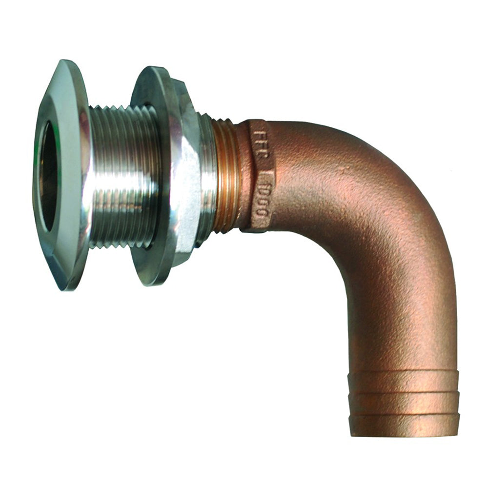 GROCO 2" 90 Degree Hose Thru-Hull Fitting  [HTHC-2000-S]