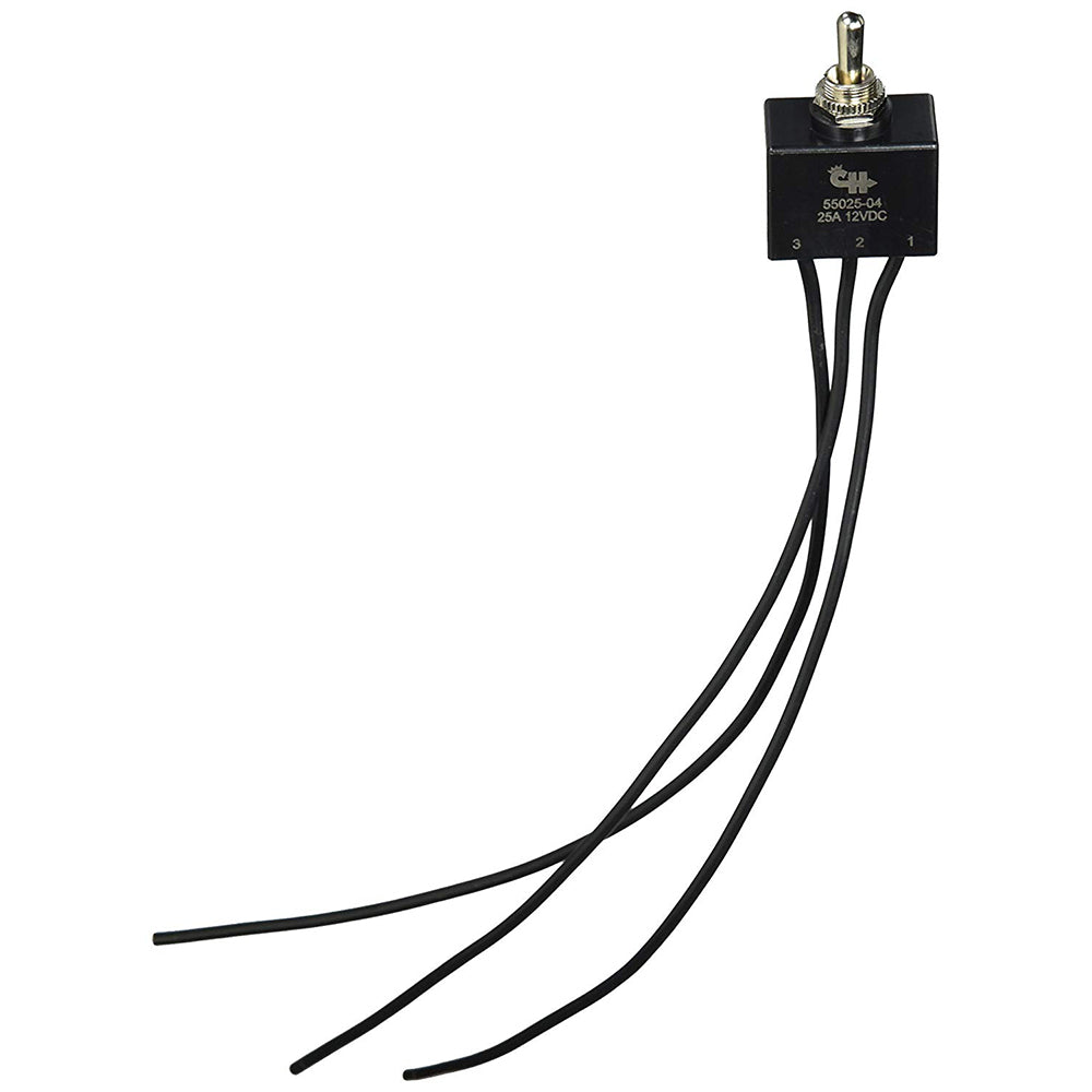 Interruptor de palanca sellado Cole Hersee SPDT (encendido)-apagado-(encendido) 3 cables [55025-04-BP]