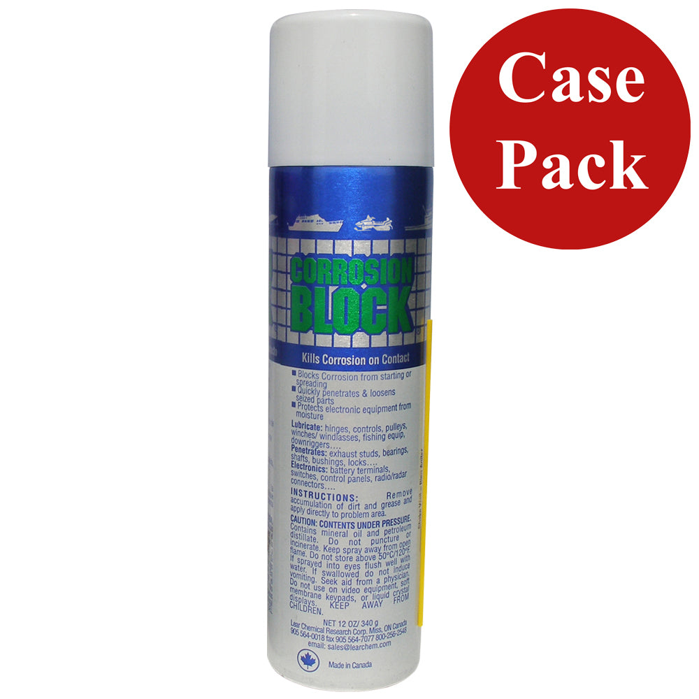 Bloque de corrosión Lata de aerosol de 12 oz - No peligroso, no inflamable, no tóxico *Caja de 12* [20012CASE]