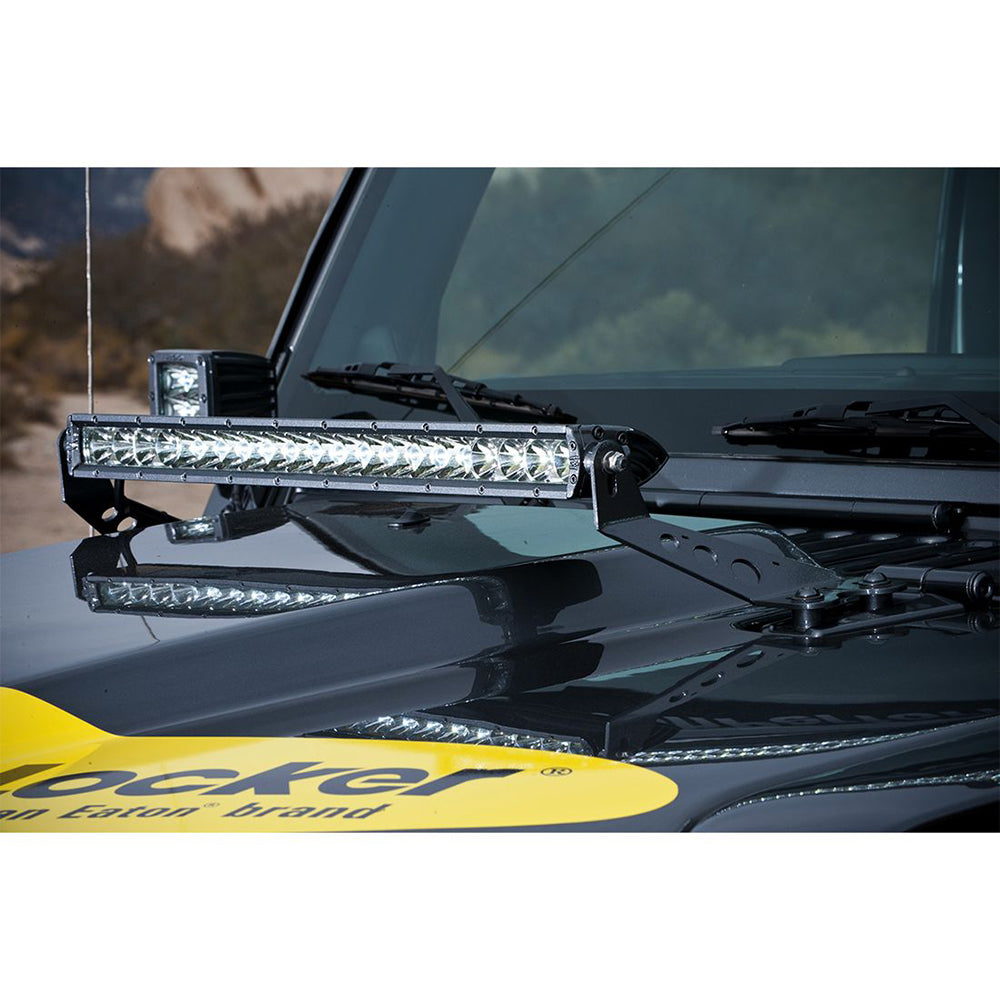 RIGID Industries 2007-2017 Jeep JK 20" Light Hood Mount [40333]