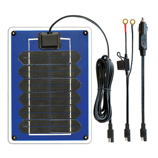 Cargador solar portátil con mantenimiento de batería Samlex de 5 W [SC-05]