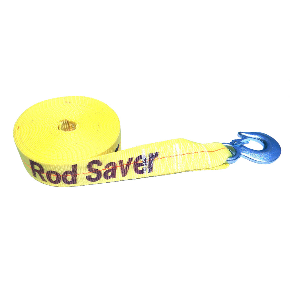 Reemplazo de correa de cabrestante de servicio pesado Rod Saver - Amarillo - 2" x 20 [WSY20]