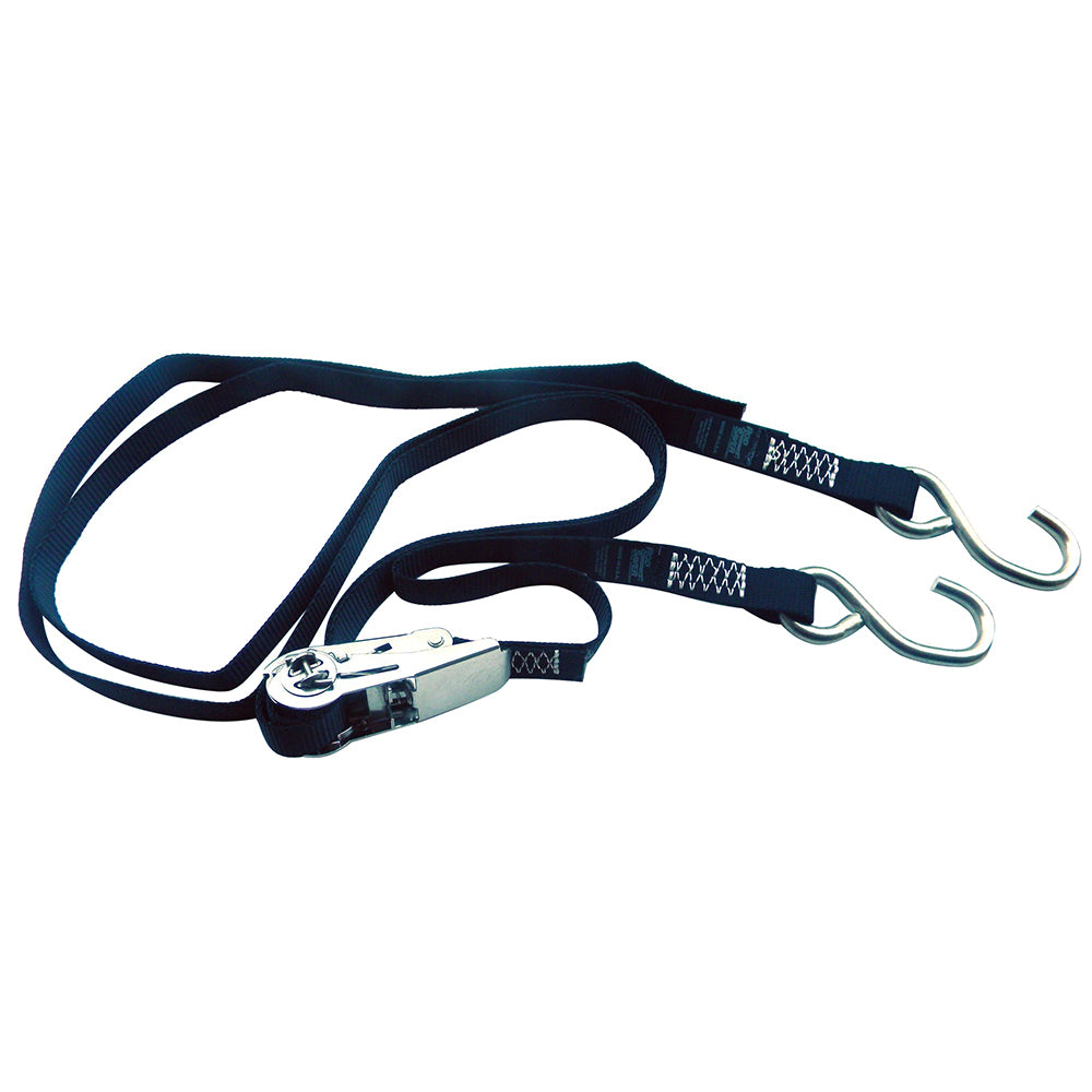 Amarre de borda con trinquete de acero inoxidable Rod Saver - 1" x 10 [SSRGW10]