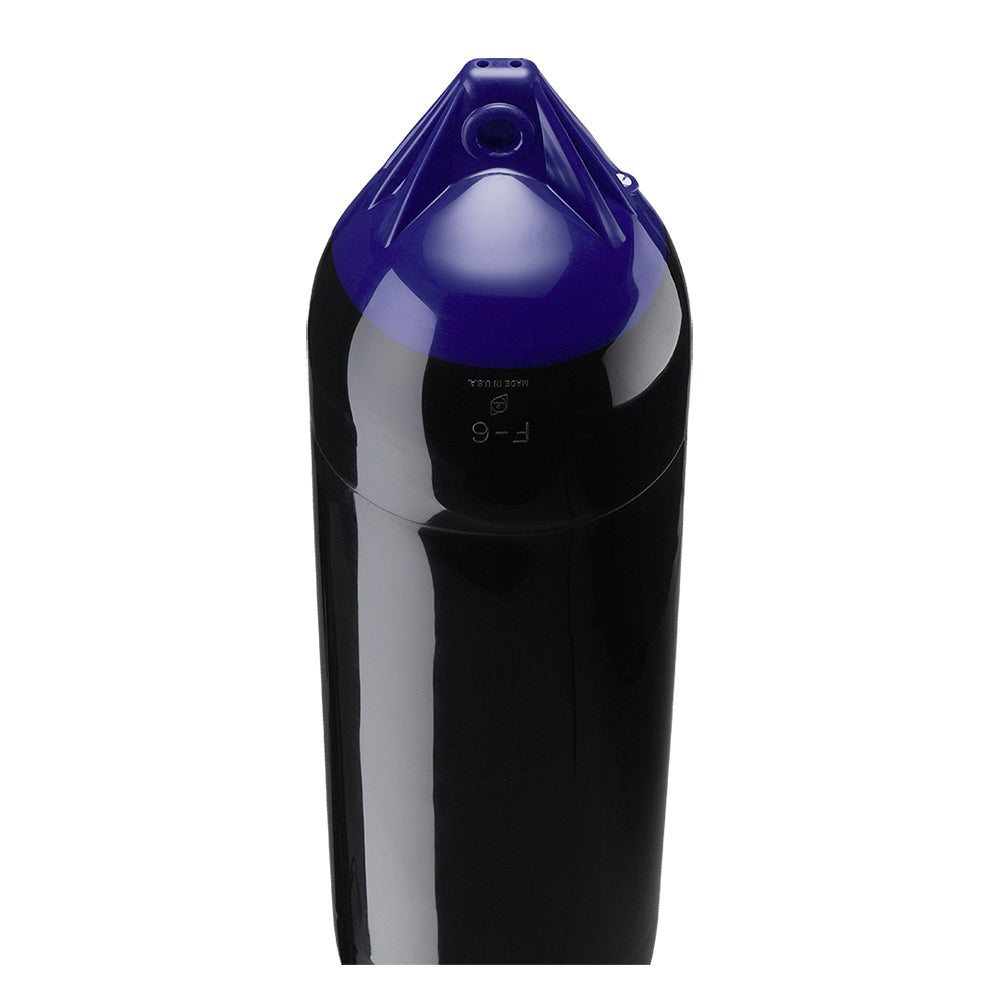 Polyform F-6 Twin Eye Fender 11" x 42" - Black [F-6 BLACK]