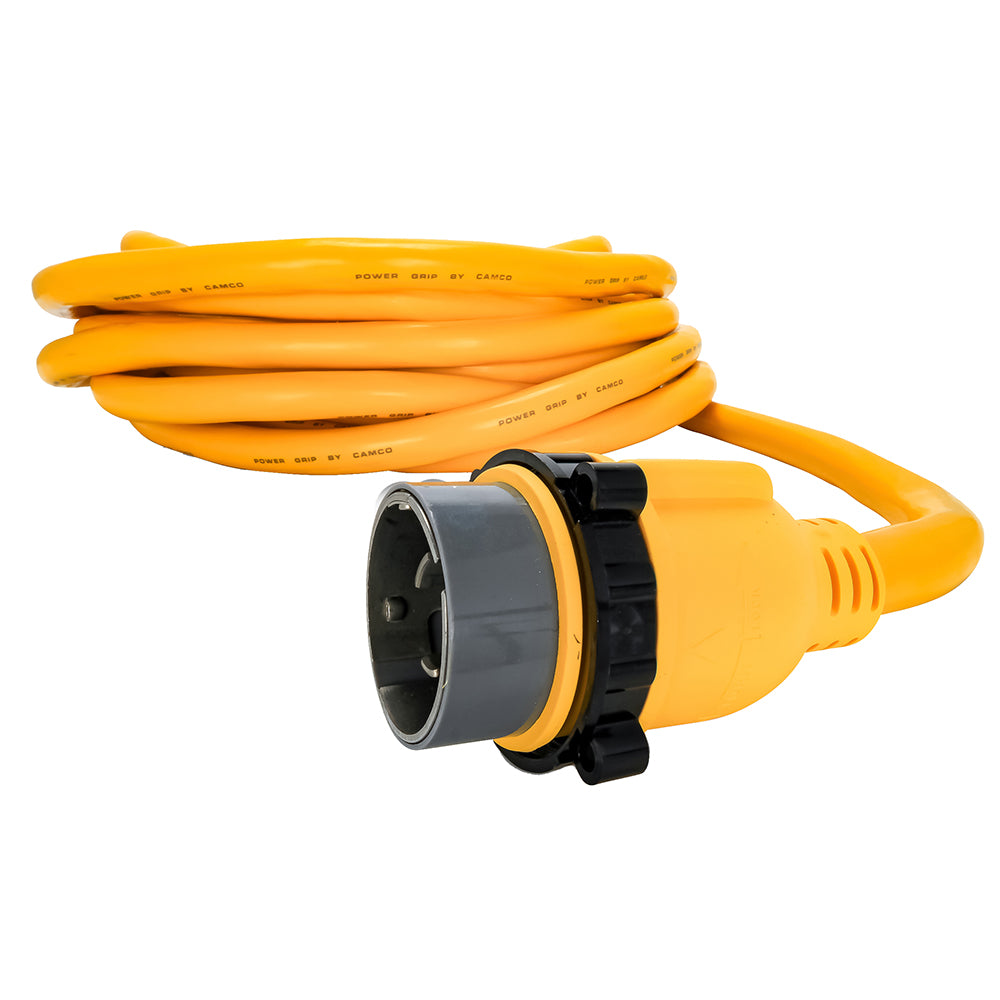 Cable de extensión marino Camco Power Grip de 50 amperios - Adaptador de bloqueo de 50 M/bloqueo F [55623]