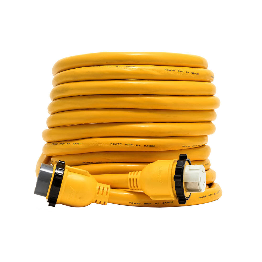 Cable de extensión marino Camco Power Grip de 50 amperios - Adaptador de bloqueo de 50 M/bloqueo F [55623]