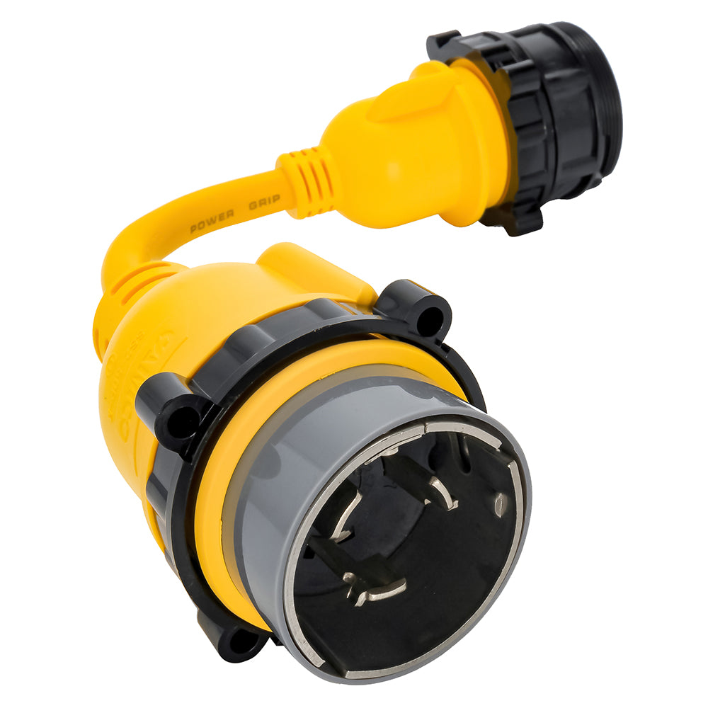 Adaptador de bloqueo Camco 50AM/30AF Power Grip Marine de 12" - Adaptador de bloqueo M/F [55625]