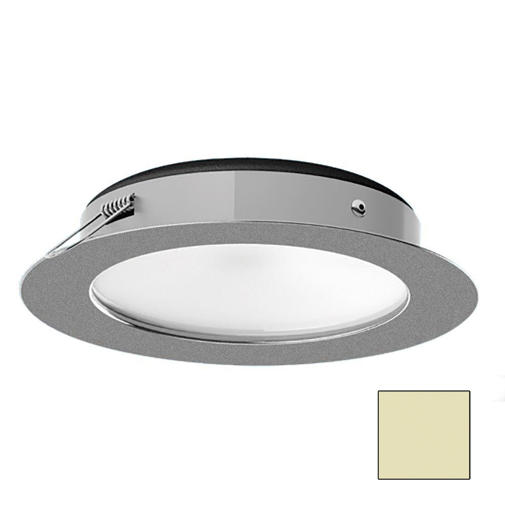 i2Systems Apeiron Pro XL A526 - Luz de montaje con resorte de 6W - Blanco cálido - Acabado en níquel cepillado [A526-41CBBR]