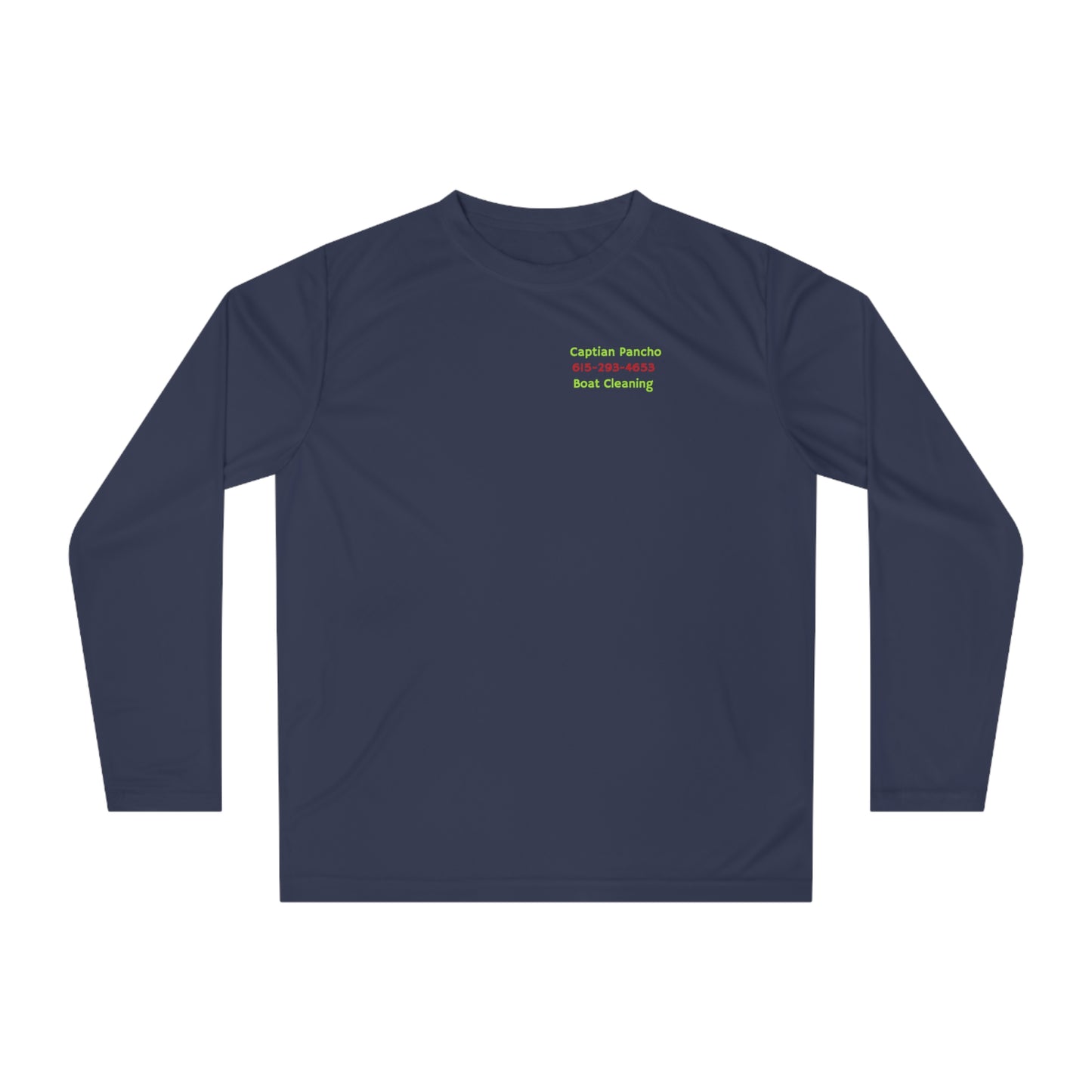 Pancho Performance Long Sleeve Shirt — Boat Cleaning for my friend Pancho Tee