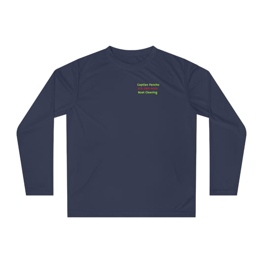 Pancho Performance Long Sleeve Shirt — Boat Cleaning for my friend Pancho Tee