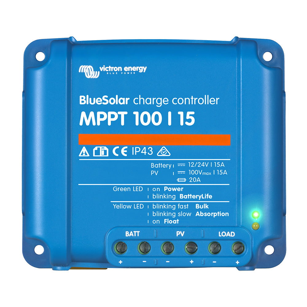 Controlador de carga Victron BlueSolar MPPT - 100 V - 15 A - Aprobado por UL [SCC010015200R]