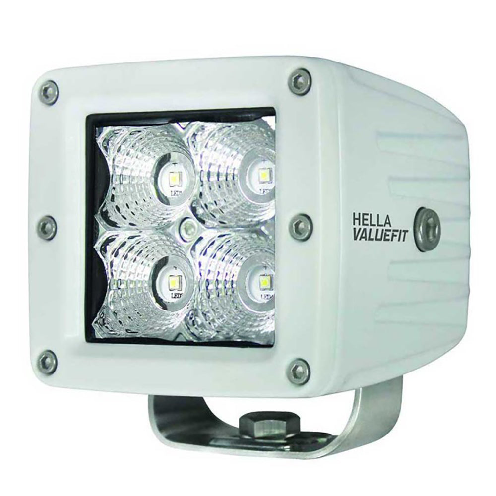 Luz de inundación LED de 4 cubos Hella Marine Value Fit - Blanco [357204041]