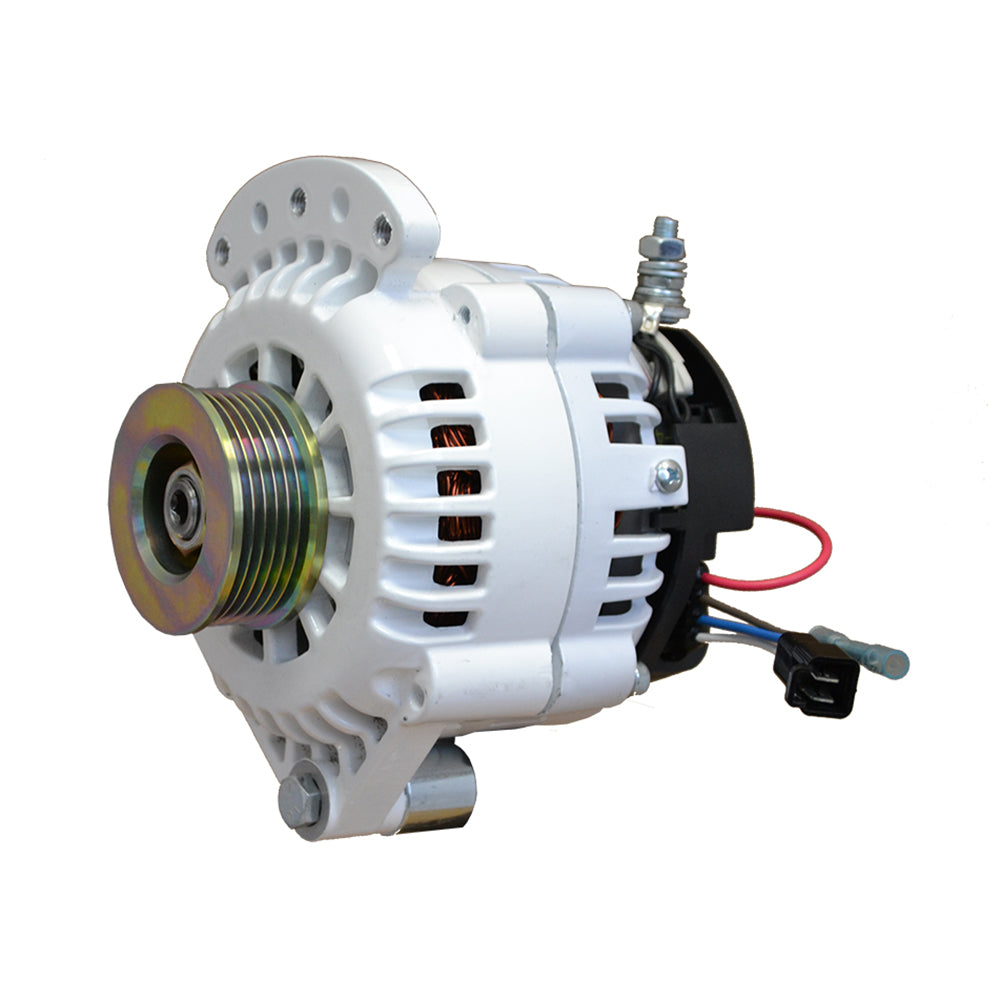 Alternador Balmar 120 Amp 12V 1-2" Polea K6 de un solo pie con conexión a tierra aislada [621-120-K6]