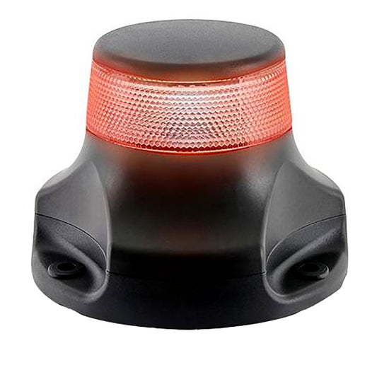 Hella Marine NaviLED 360, 2 nm, luz circular, montaje en superficie rojo - Carcasa negra [980910521]