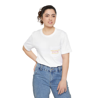 Hawkeye Marine Pocket T‑Shirt — Vintage Outboard Boat Graphic