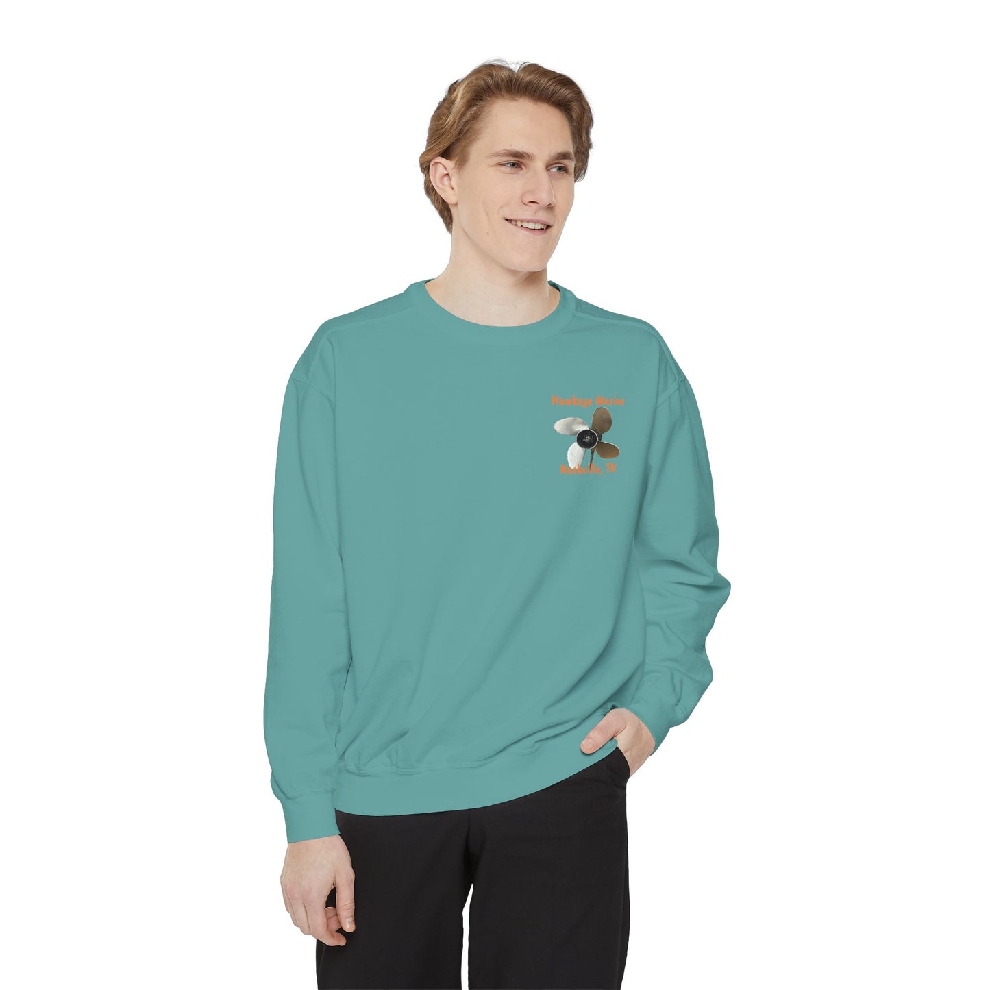 Hawkeye Marine - Unisex Garment-Dyed Sweatshirt