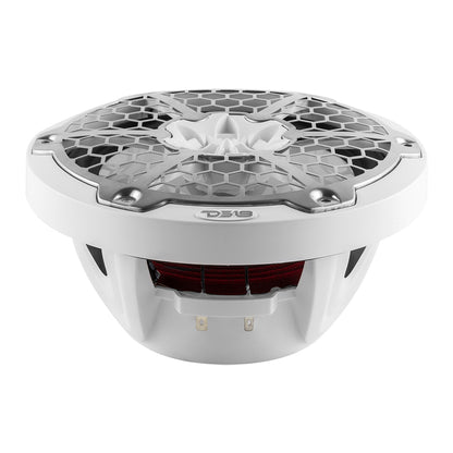 DS18 New Edition HYDRO 8" 2-Way Marine Speakers w/RGB LED Lighting 375W - White  [NXL-8M/WH]