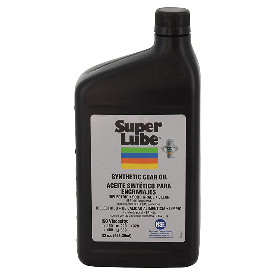 Aceite sintético para engranajes Super Lube IOS 220 - 1 cuarto de galón [54200]