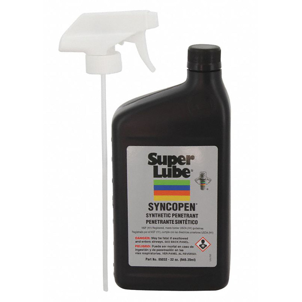 Penetrante sintético Super Lube Syncopen (sin aerosol) - Pulverizador de gatillo de 1 qt [85032]