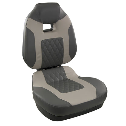 Asiento plegable con respaldo alto Springfield Fish Pro II - Carbón/Gris [1041483]