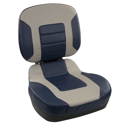 Asiento plegable con respaldo bajo Springfield Fish Pro II - Azul marino / Gris [1041519]