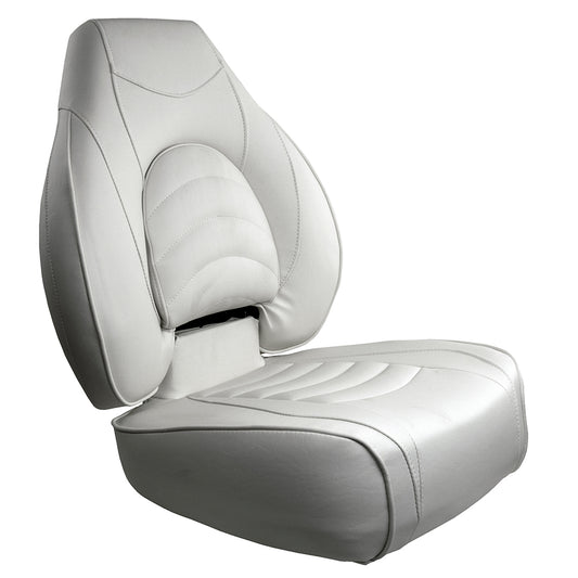 Springfield Asiento plegable con respaldo alto Fish Pro - Blanco [1041606-1]