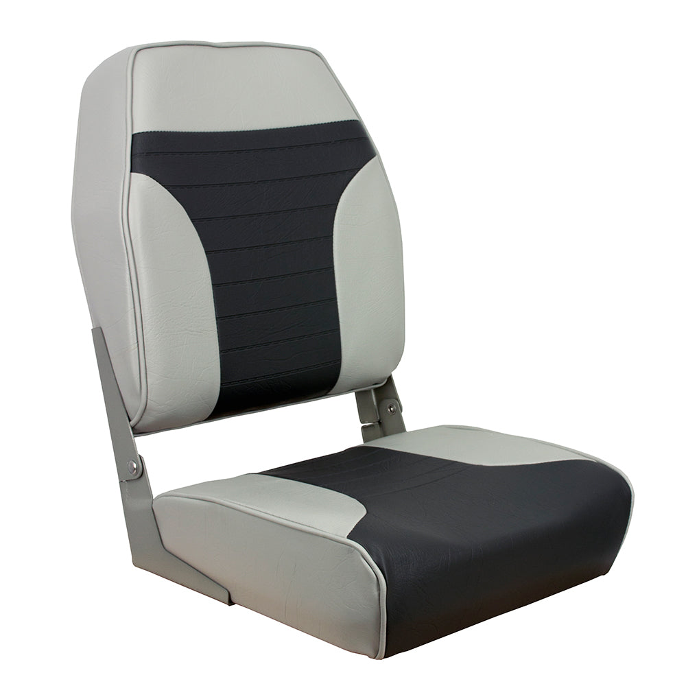 Asiento plegable multicolor con respaldo alto Springfield - Gris/Carbón [1040663]