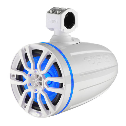 DS18 X Series HYDRO 6.5" Wakeboard Pod Tower Speaker w/RGB LED Light - 300W - White  [NXL-X6TP/WH]