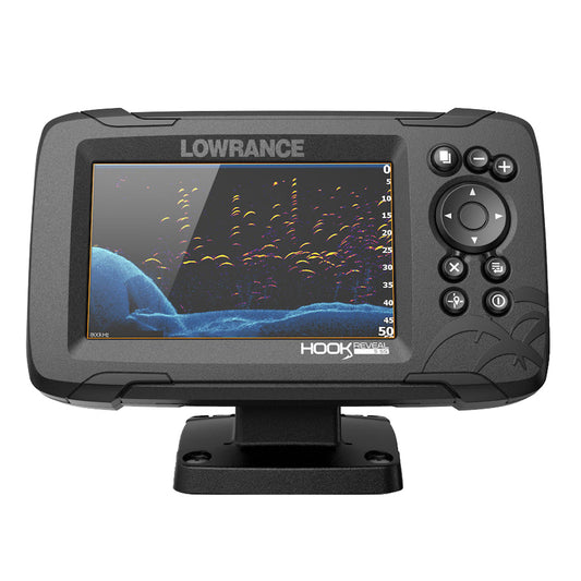 Lowrance HOOK Reveal 5 Combo w/SplitShot Transom Mount  C-MAP Contour+ Card [000-15856-001]