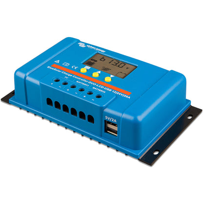 Controlador de carga Victron BlueSolar PWM (DUO) Control de carga USB LCD - 12/24 VCC - 20 A [SCC010020060]