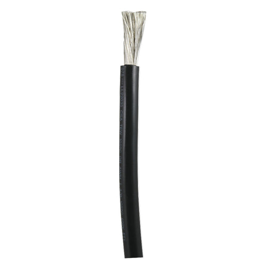 Cable de batería de cobre estañado Ancor, 3/0 AWG (81 mm2) - Negro - Vendido por pie [1180-FT]
