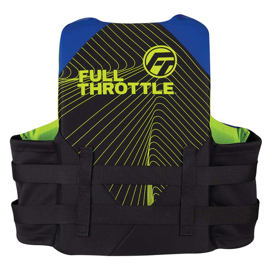 Chaleco salvavidas de secado rápido para adultos Full Throttle - L/XL - Azul/Negro [142100-500-050-22]