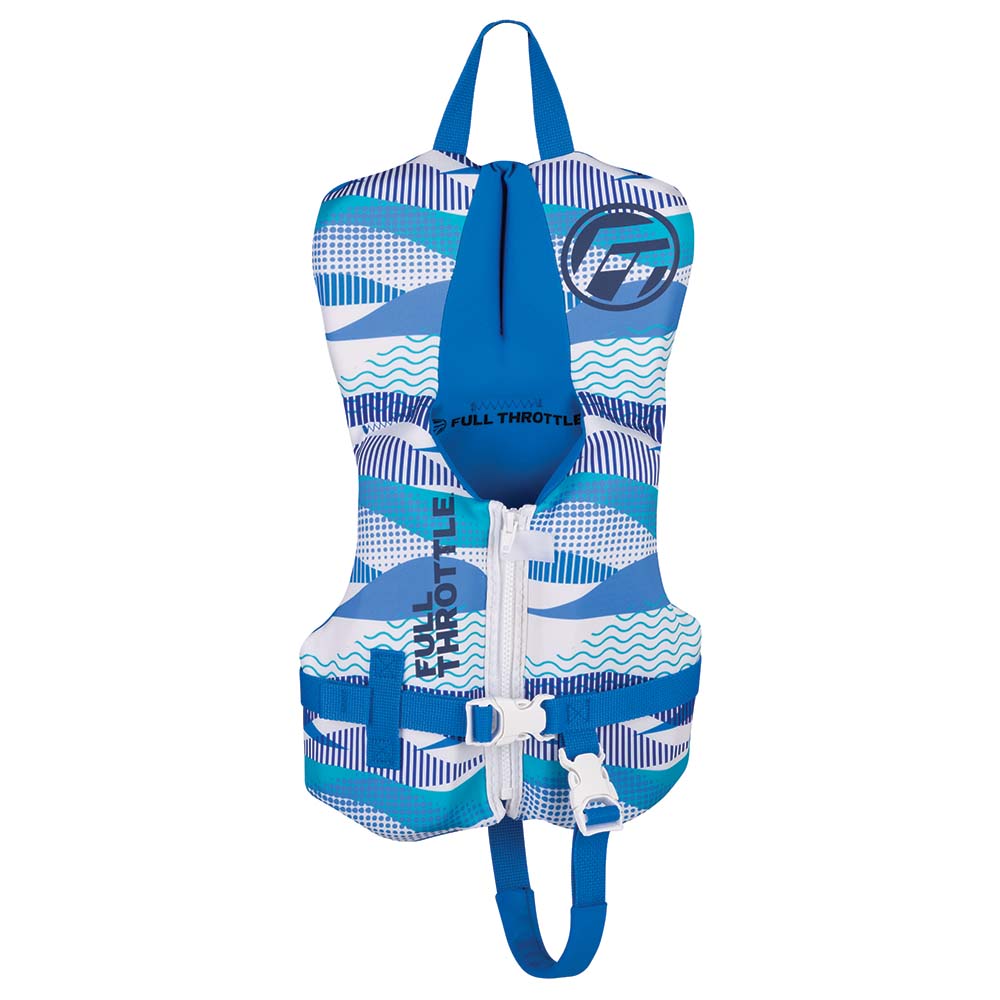 Chaleco salvavidas infantil Full Throttle de secado rápido con espalda flexible - Azul [142200-500-000-22]
