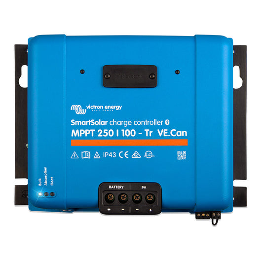 Controlador de carga solar Victron SmartSolar MPPT - 250 V - 100 Am - Puerto VE.CAN - Aprobado por UL [SCC125110412]