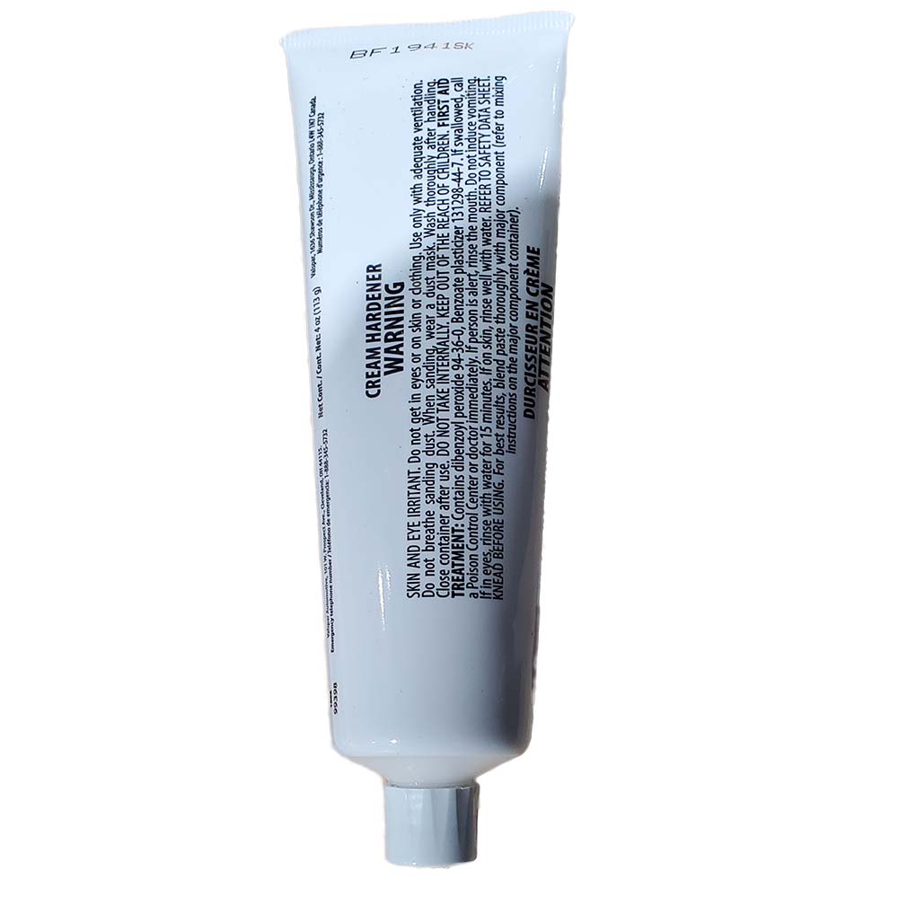 Sika BPO Cream Hardener White 1oz Tube Resin Required [638137]