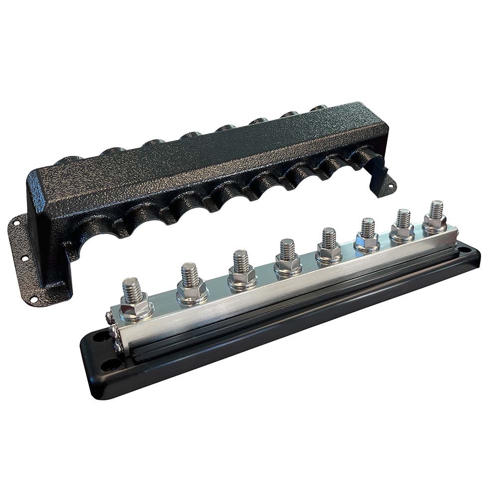 Victron Busbar 600A 8P Cubierta 8X 3/8" Más 8X Terminales M8 [VBB160080010]