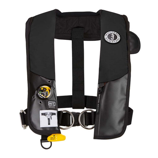 Mustang HIT PFD inflable hidrostático con arnés de navegación - Negro - Automático/Manual [MD318402-13-0-202]