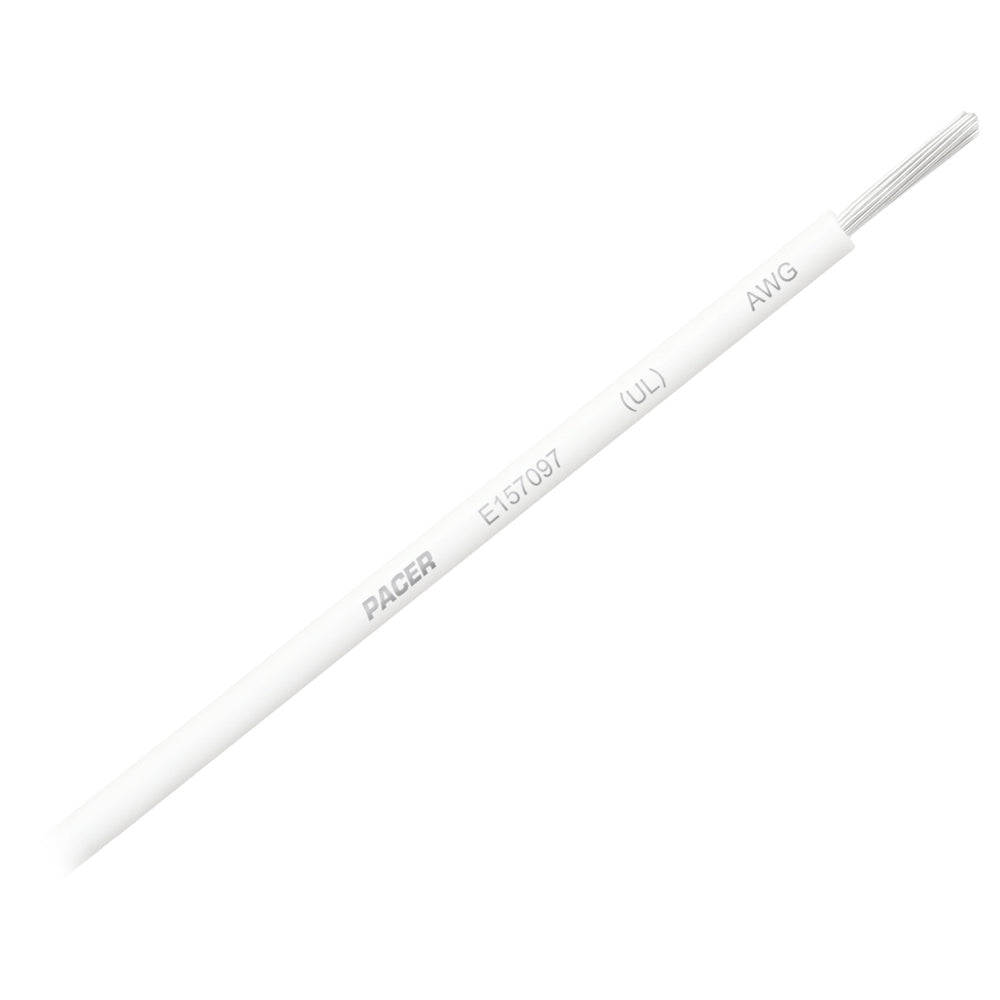 Pacer White 14 AWG Primary Wire - 25  [WUL14WH-25]