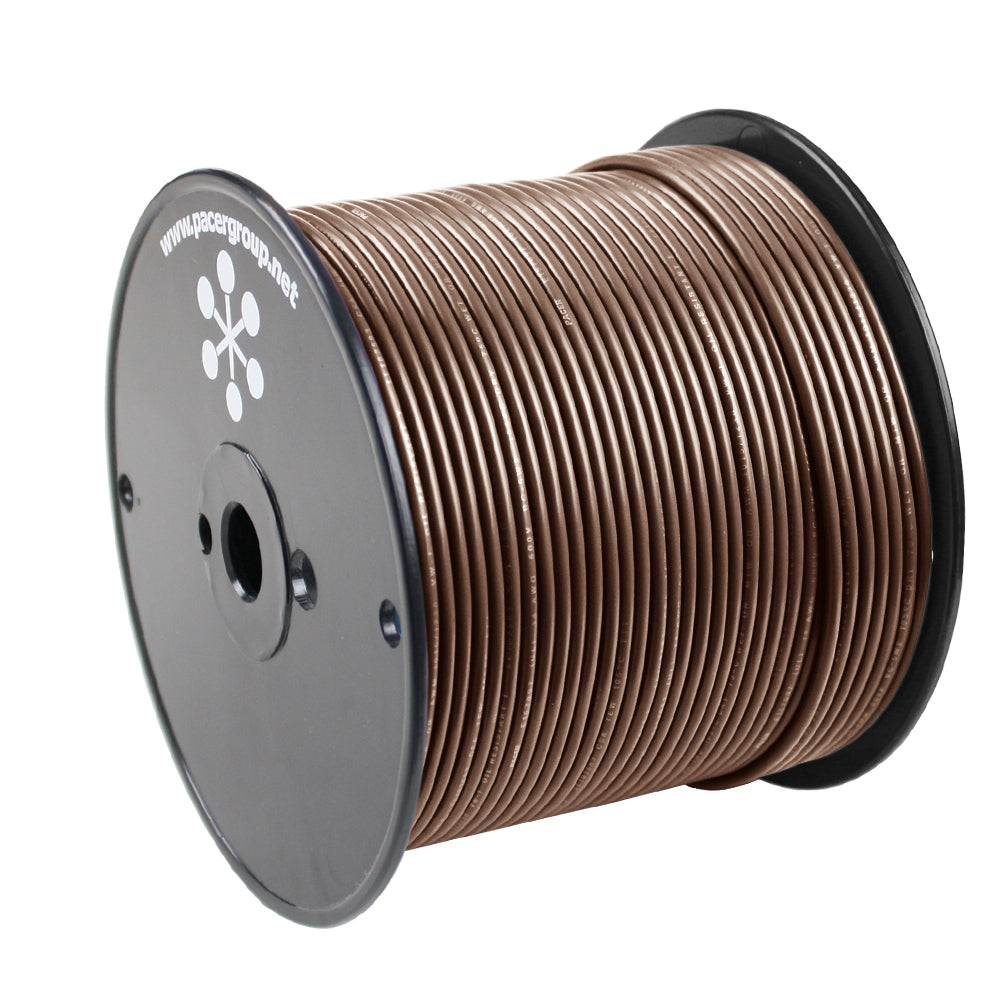 Pacer Brown 10 AWG Primary Wire - 500  [WUL10BR-500]