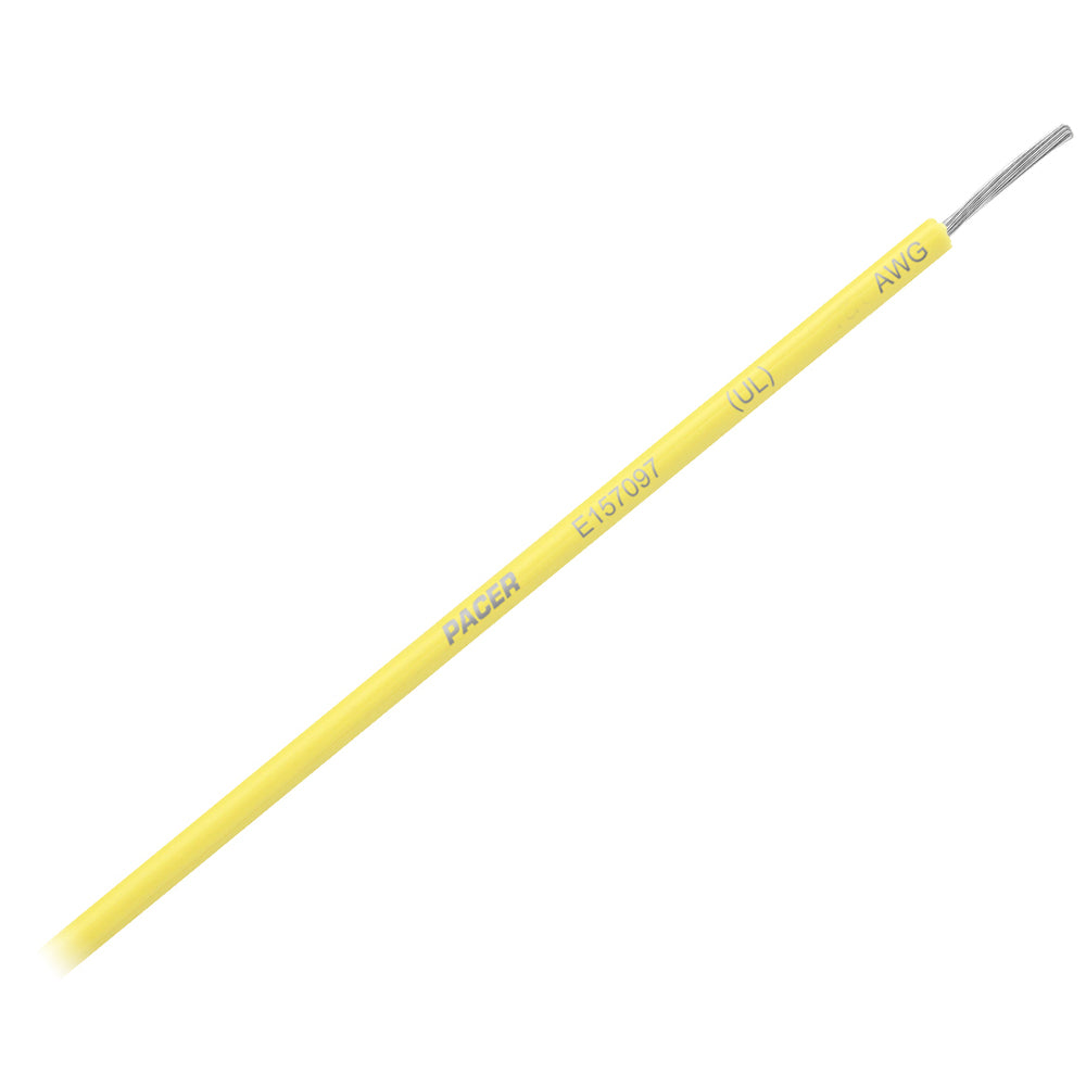 Pacer Yellow 8 AWG Primary Wire - 25  [WUL8YL-25]