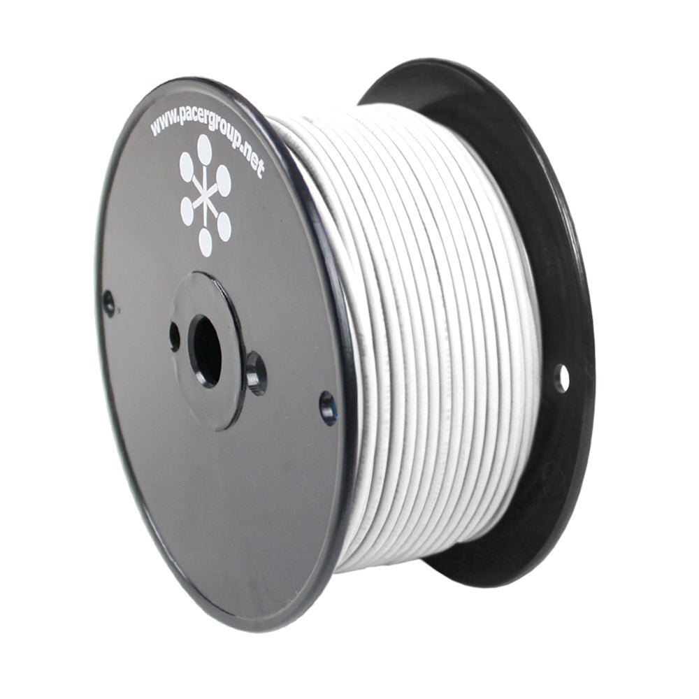 Pacer White 8 AWG Primary Wire - 250  [WUL8WH-250]