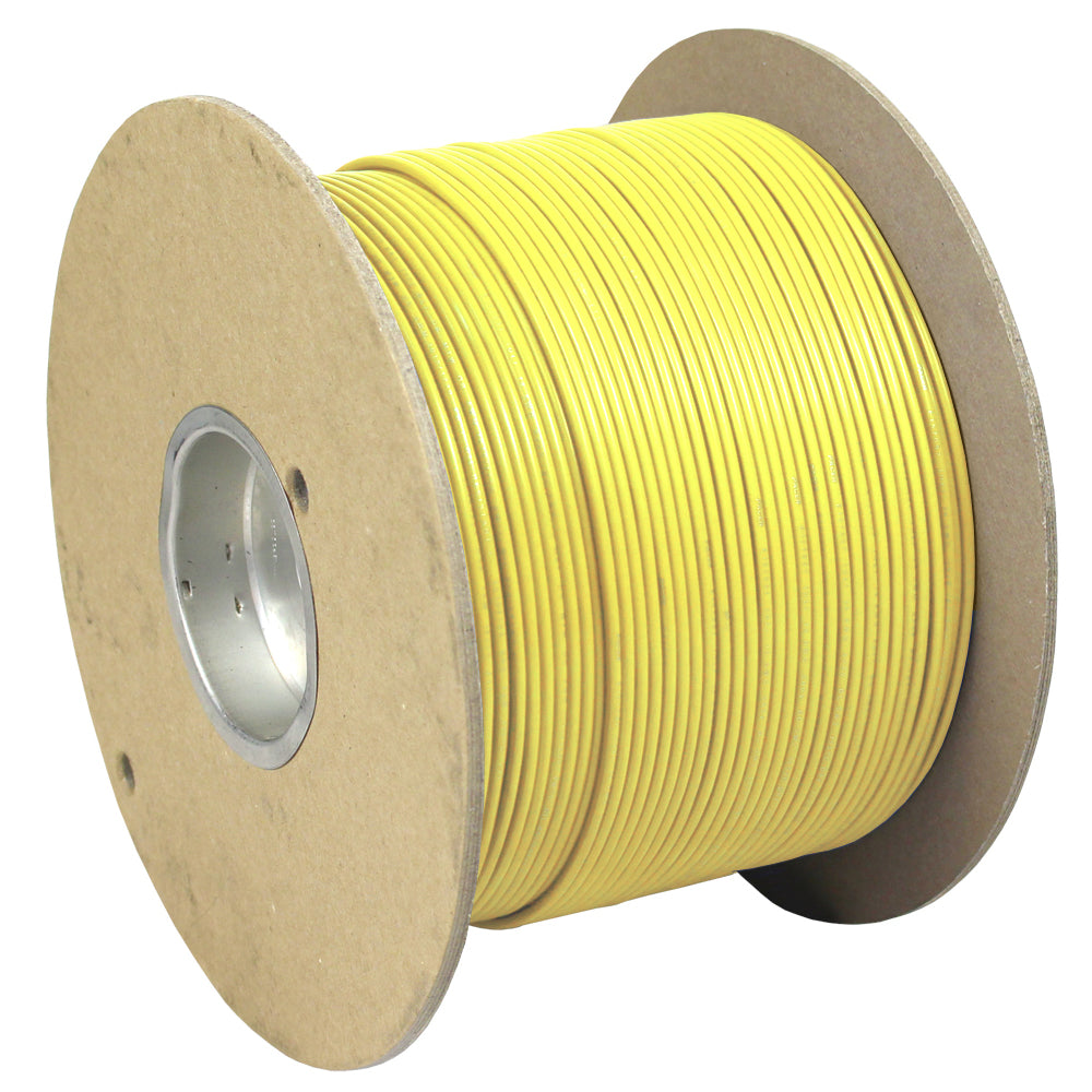 Pacer Yellow 8 AWG Primary Wire - 1,000  [WUL8YL-1000]