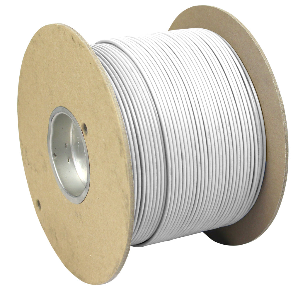 Pacer White 8 AWG Primary Wire - 1,000  [WUL8WH-1000]
